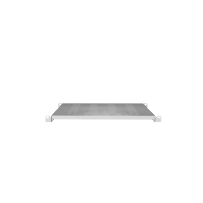 Kép 3/4 - Lanberg 19" fix polc/tálca 1U/483x700mm 15kg maximum terhelhetőség szürke