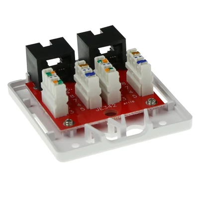 Kép 4/6 - ACT Surface mounted box unshielded 2 ports CAT6