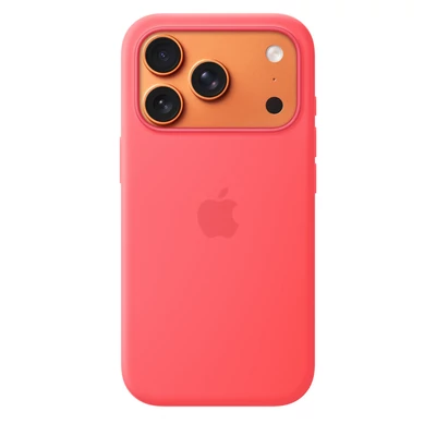 Kép 3/4 - Apple iPhone 17 Pro Silicone Case with MagSafe - Bright Guava (SEASONAL)