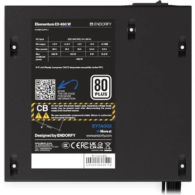 Kép 6/8 - Endorfy 450W 80+ Elementum E5