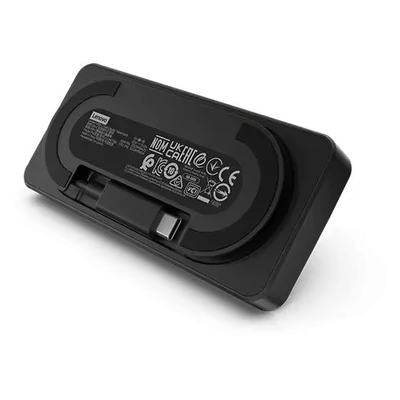 Kép 4/4 - Lenovo USB-C Dual Display Travel Docking station with Adapter Black