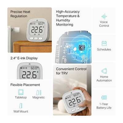 Kép 2/11 - TP-Link KE110 Szoba Termosztát
