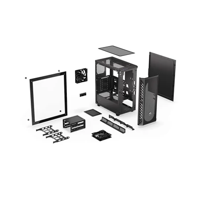Kép 31/31 - Endorfy Signum 300 Core Tempered Glass Fekete Számítógépház