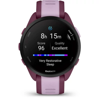 Kép 13/13 - Garmin Forerunner 165 Music Lilac Okosóra