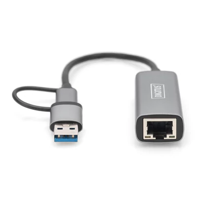 Kép 2/3 - Digitus USB Type-C Gigabit Ethernet Adapter 2,5G