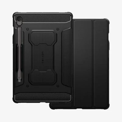 Spigen Rugged Armor Pro for Samsung Galaxy Tab S10 FE+ Tok Fekete