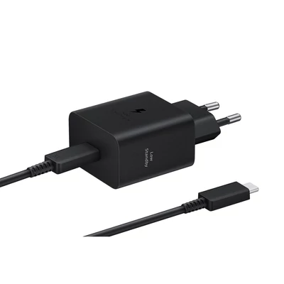 Samsung Super Fast 45W Type-C Töltő Fekete