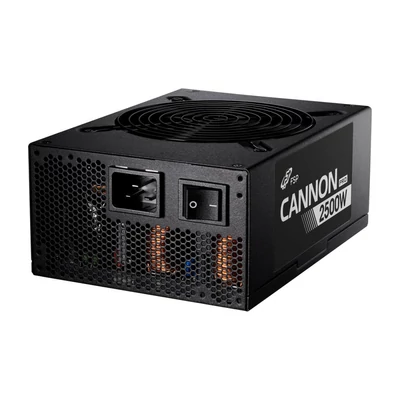 Kép 4/6 - FSP 2500W 80+ Platinum Cannon Pro Tápegység Fekete