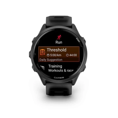 Kép 2/7 - Garmin Forerunner 570 futóóra - 47mm, palaszürke alumíniumtok -fekete szíj
