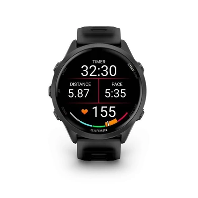 Kép 3/7 - Garmin Forerunner 570 futóóra - 47mm, palaszürke alumíniumtok -fekete szíj
