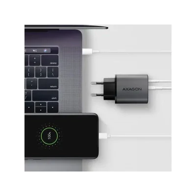 Kép 2/3 - AXAGON ACU-PQ67 PD3.0 & QC4+ 2xOUTPUTS wall charger 67W Black