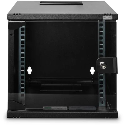 Digitus DN-10-06U-B Falra szerelhető Rackszekrény Fekete