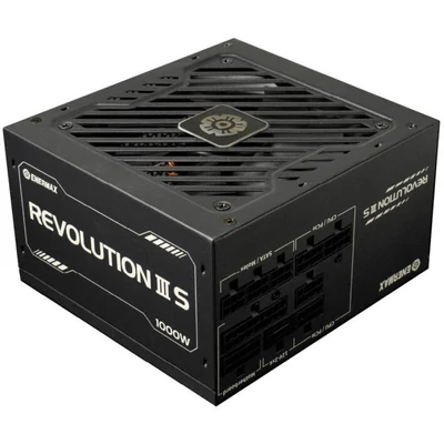 Enermax 1000W 80+ Platinum Revolution III S Tápegység Fekete