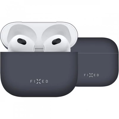 FIXED Ultravékony szilikon tok Apple Airpods Pro 3-hoz, kék