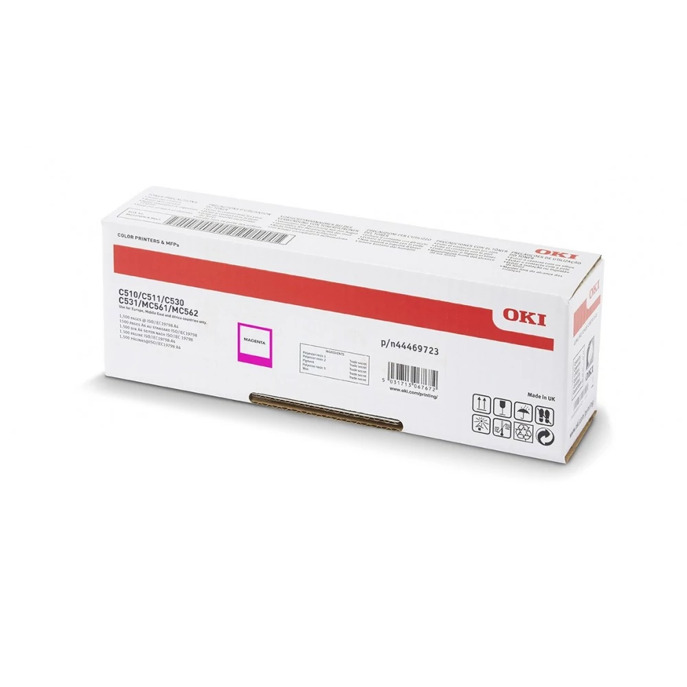 Oki [C510, C530] 5K magenta eredeti toner (44469723)