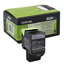 Lexmark [802Bk] 80C20K0 fekete eredeti toner