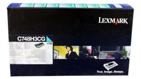 Lexmark [C74x] C748H3CG kék eredeti toner High Corporate