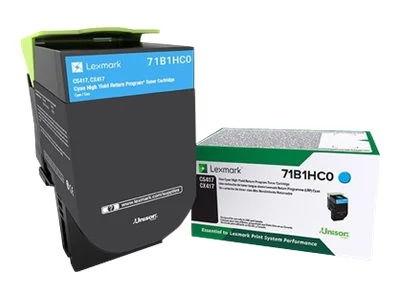 Lexmark CS417 kék eredeti toner