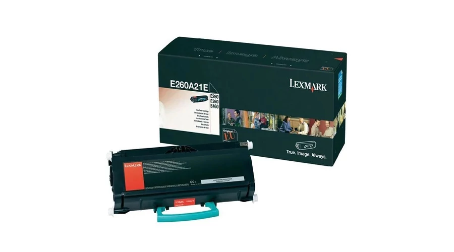 Lexmark E26x/36x/460 fekete eredeti toner