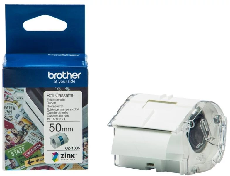 Brother CZ-1005 színes eredeti szalagcímke (50mm)