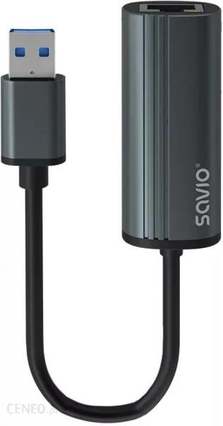 Adapter Savio AK-55 USB-A apa - RJ45 anya