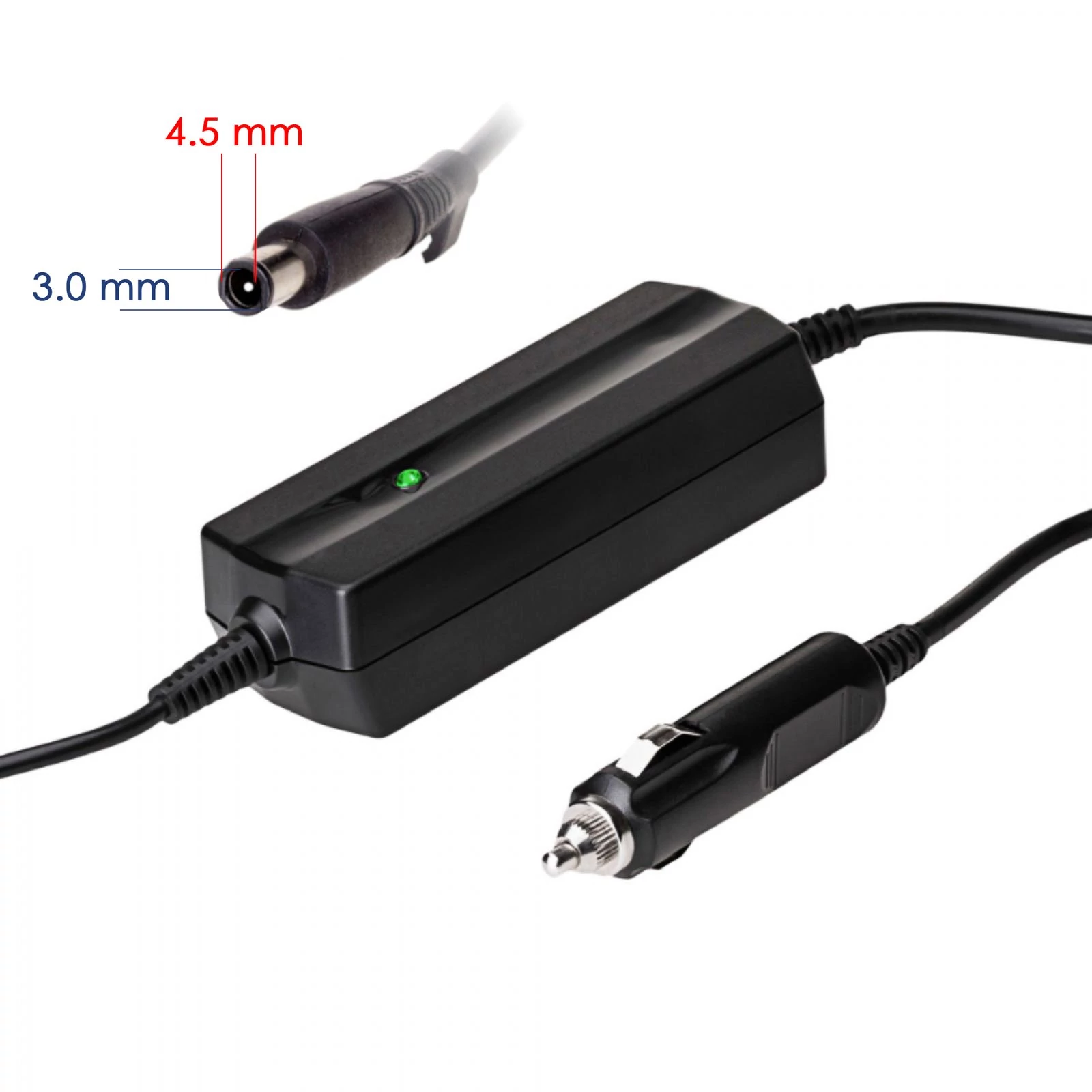Autós Tápegység Akyga AK-ND-75 19.5V / 2.31A 45W 4.5 x 3.0 mm + pin