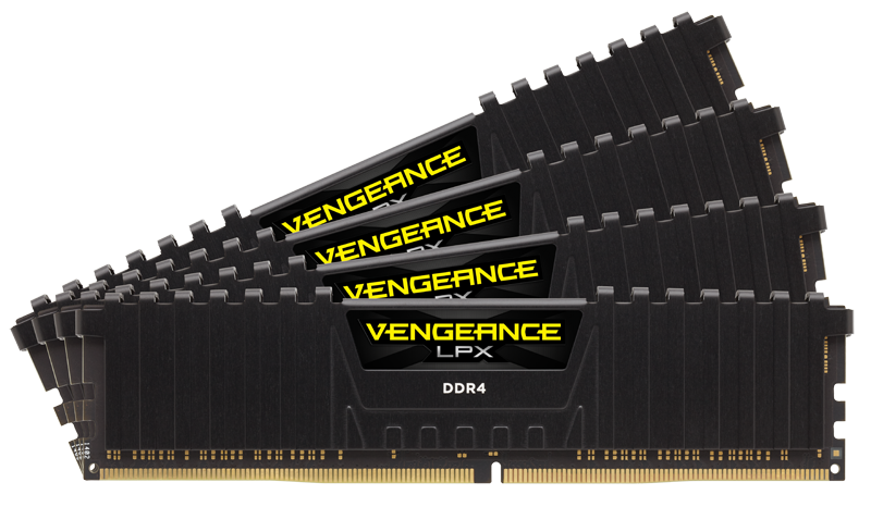 Corsair 32GB DDR4 3200MHz Kit(4x8GB) Vengeance LPX Black