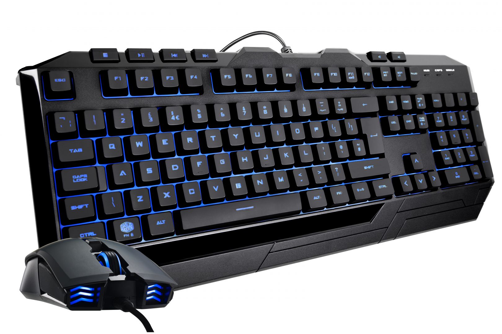 Cooler Master Devastator 3 Gaming Keyboard and Mouse Bundle 7 Color LED Black HU