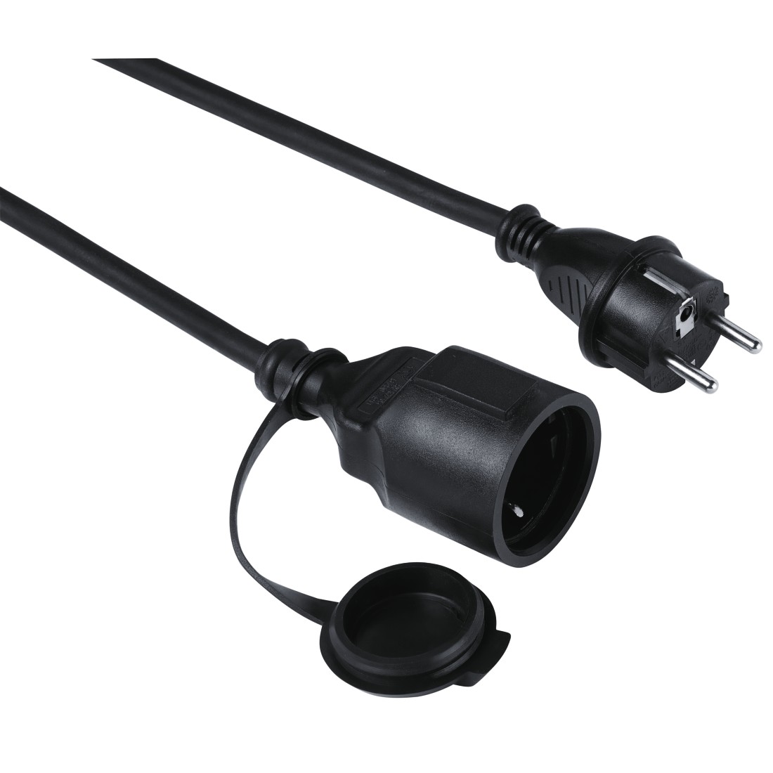 Hama Outdoor Extension IP44 5m kábel fekete