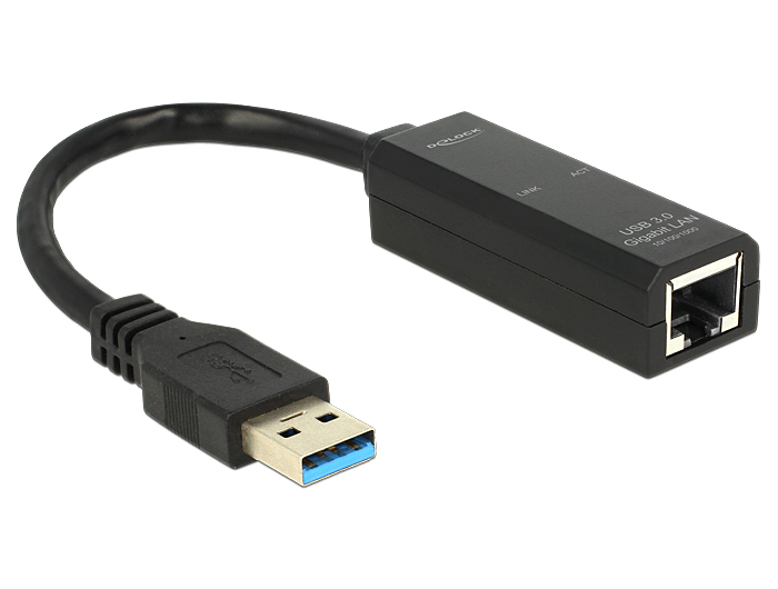 DeLock adapter USB 3.0 > Gigabit LAN 10/100/1000 Mb/s