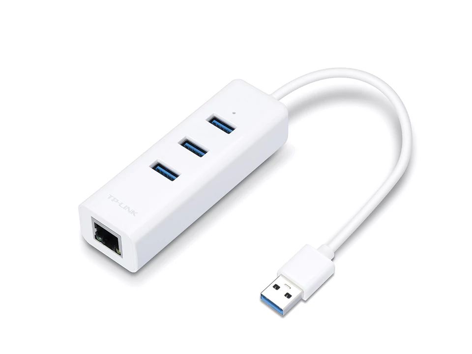 TP-Link UE330 3-Port Hub & Gigabit ethernet adapter 2 in 1 USB adapter