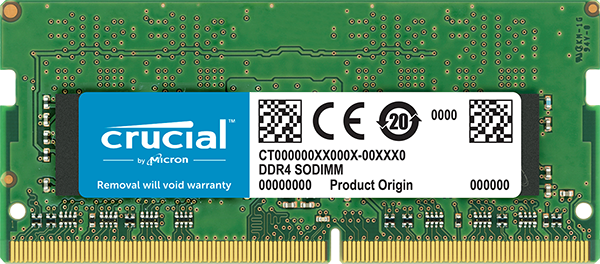 Crucial 4GB DDR4 2400MHz SODIMM
