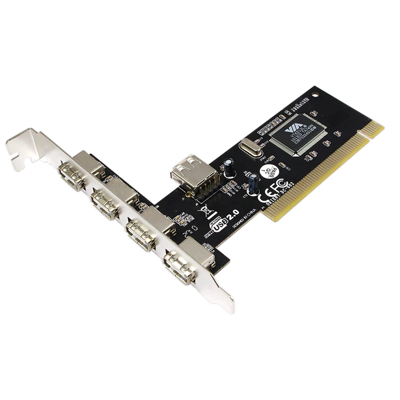 Logilink PC0028 PCI interface card USB 2.0 4+1
