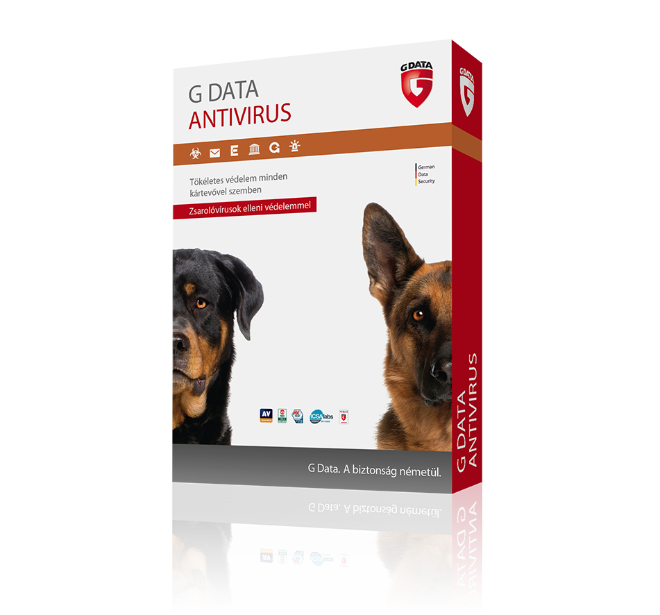 G Data Antivírus 3 Felhasználó 1 Év HUN Online Licenc