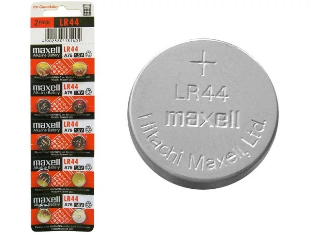 Maxell LR44 alkáli gombelem 10db/csomag