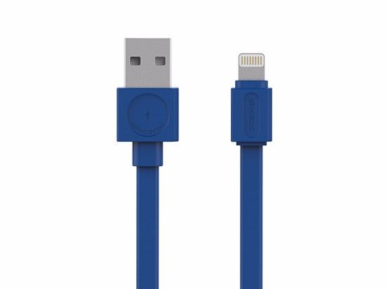 Allocacoc USB cable Lightning MFI Blue
