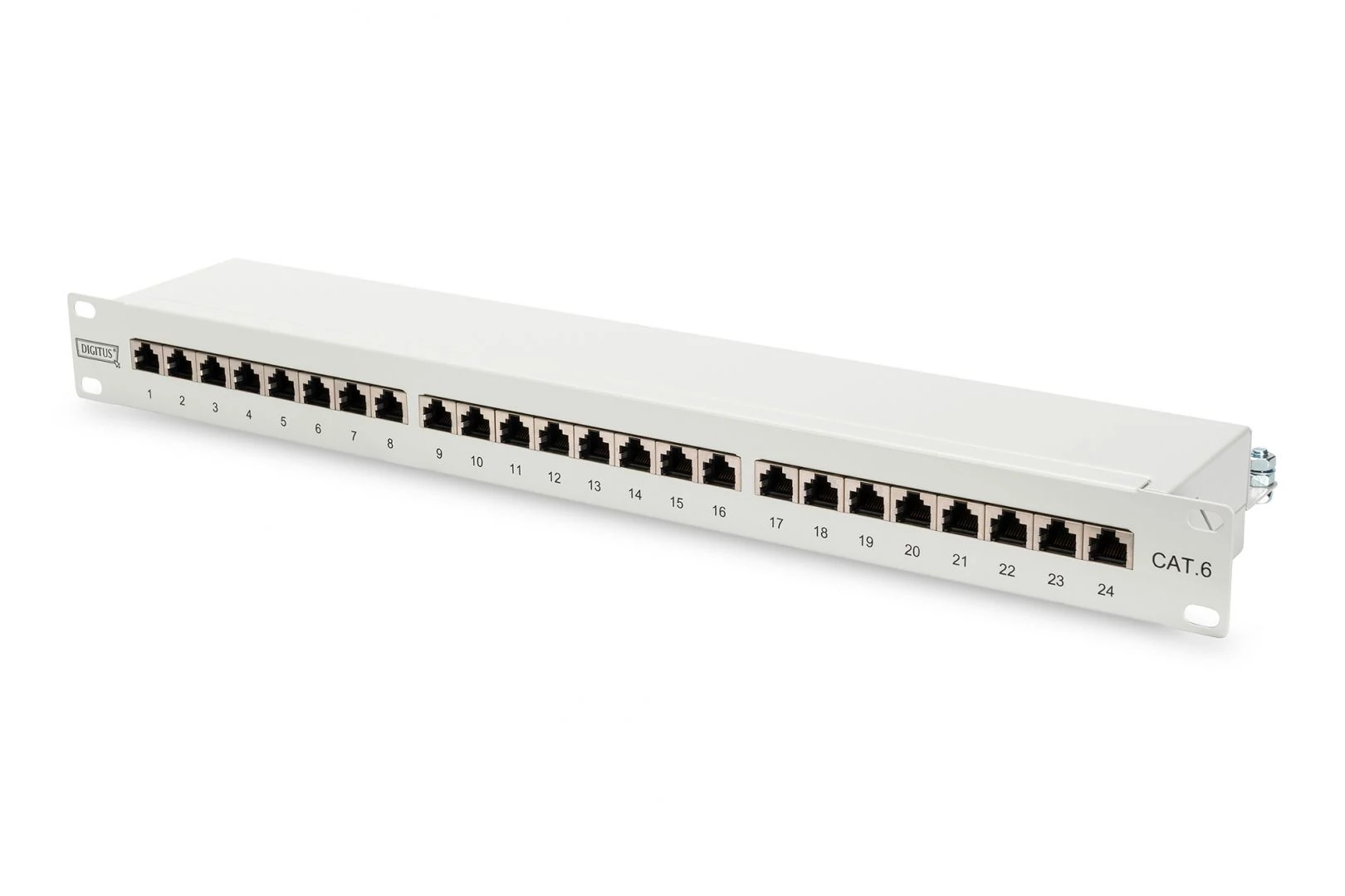 Digitus 24-port patch panel 1U szürke