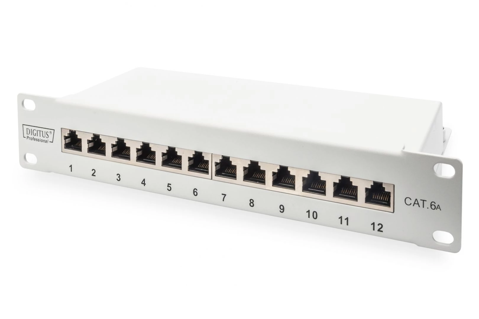 Digitus 12-port patch panel 1U szürke
