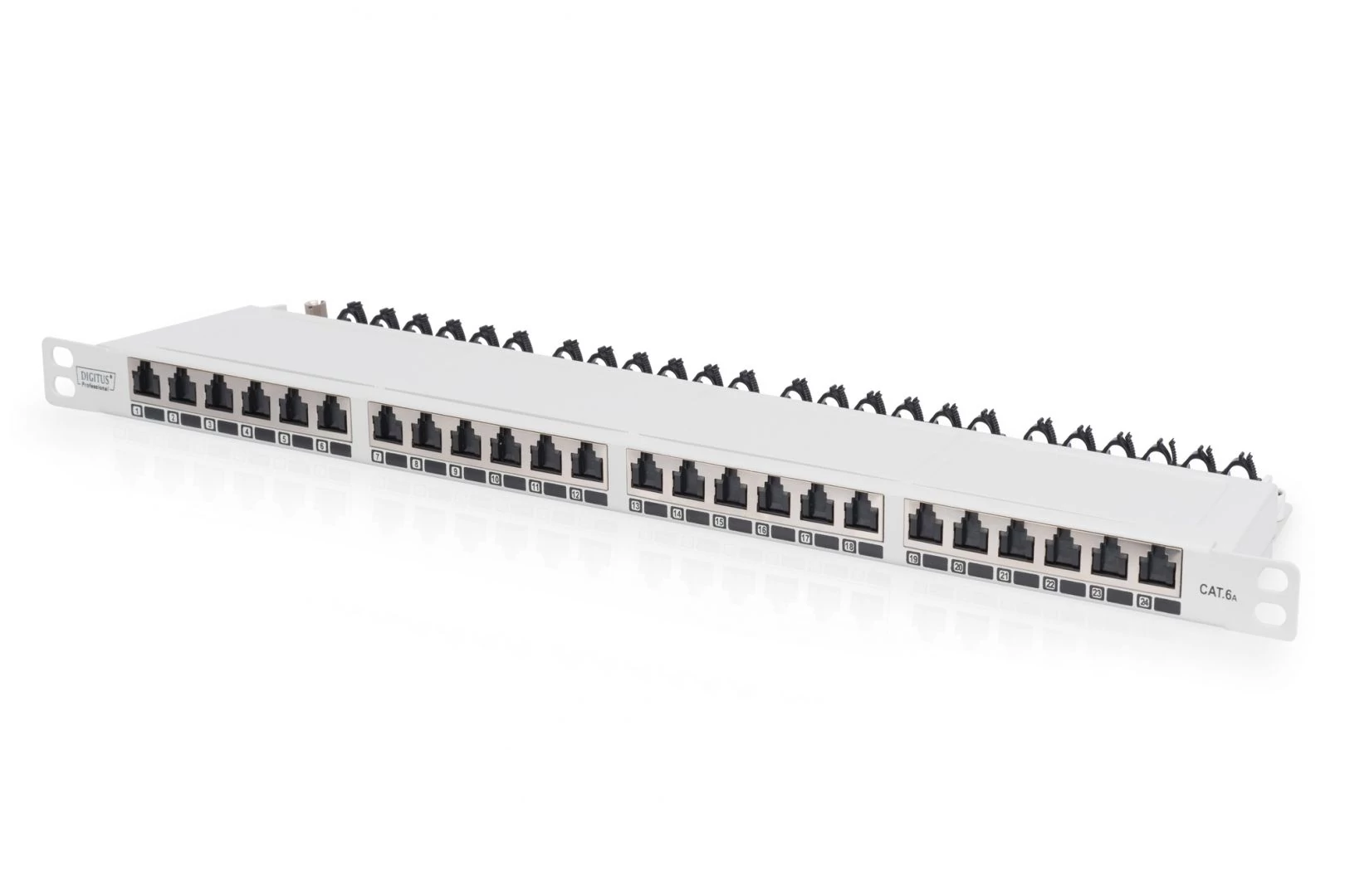 Digitus 24-port patch panel 0,5U szürke