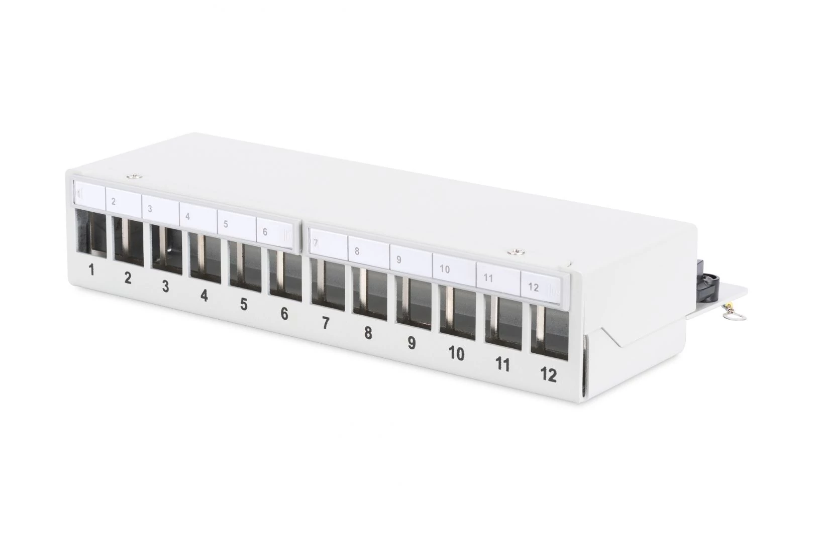 Digitus 12-port patch panel 1U szürke