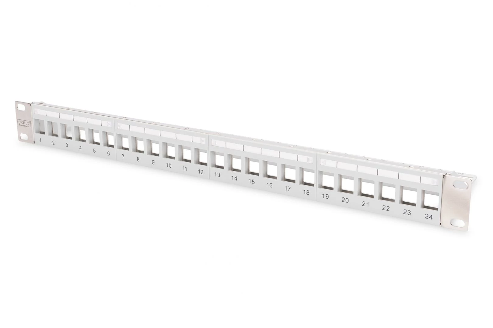 Digitus 24-port patch panel 1U szürke