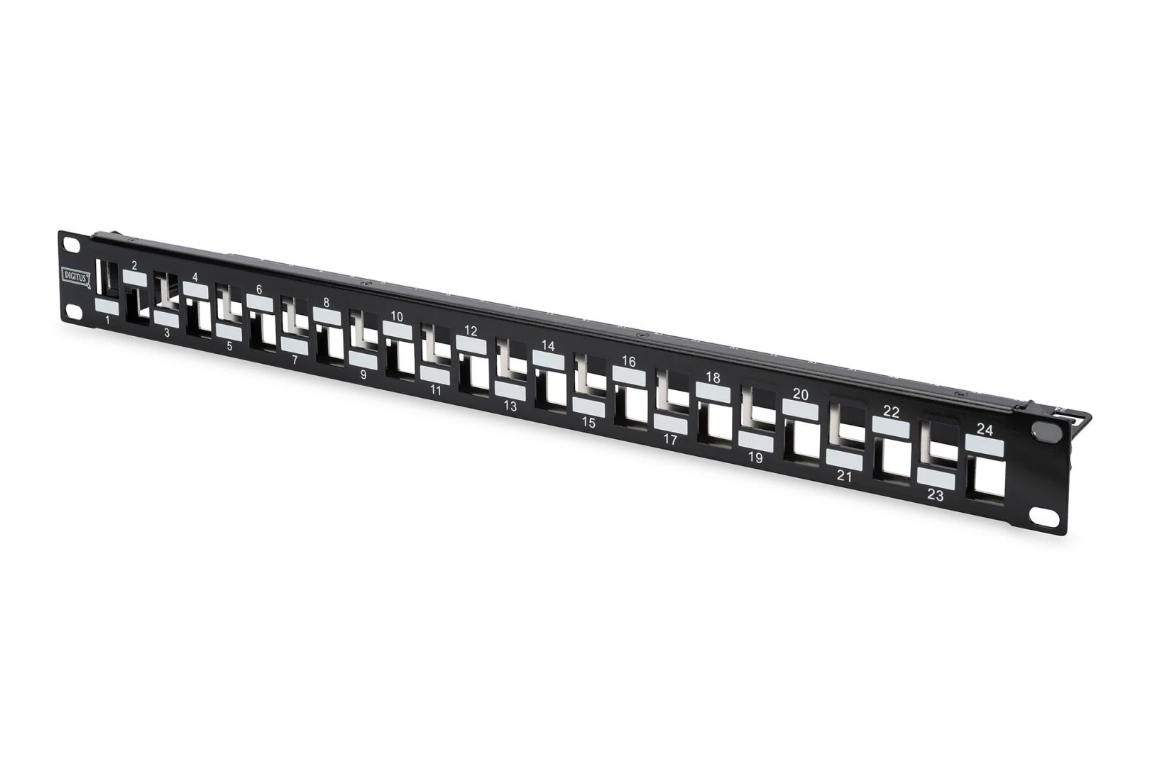 Digitus 24-port patch panel 1U fekete