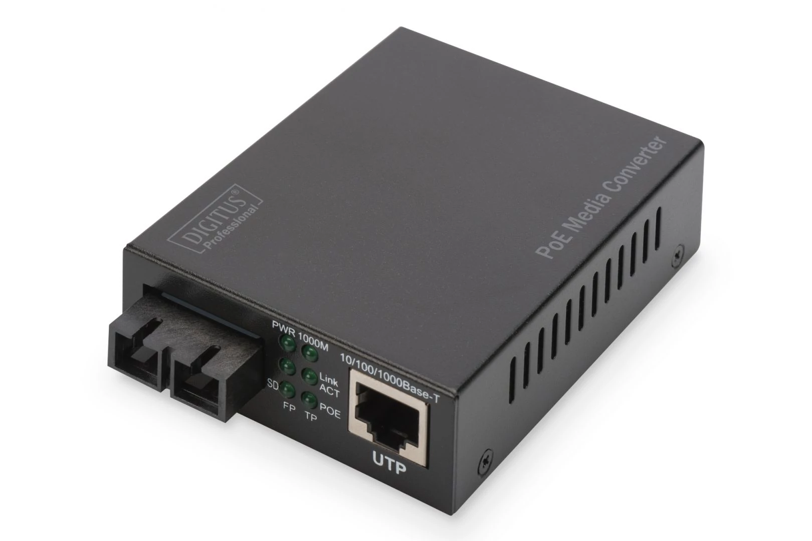 Digitus Gigabit Ethernet PoE+ multimode media converter