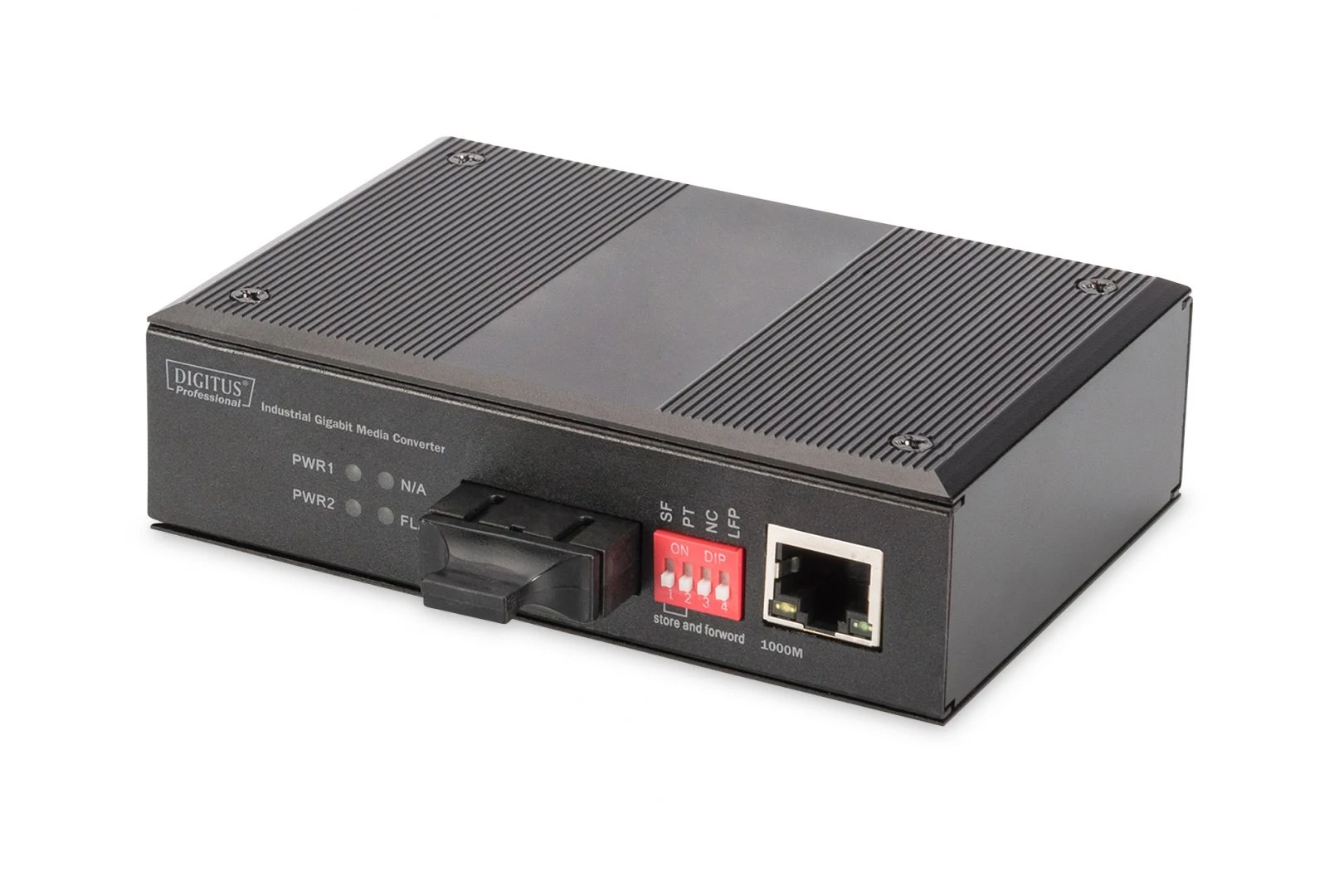 Digitus Industrial Gigabit Ethernet MM media converter