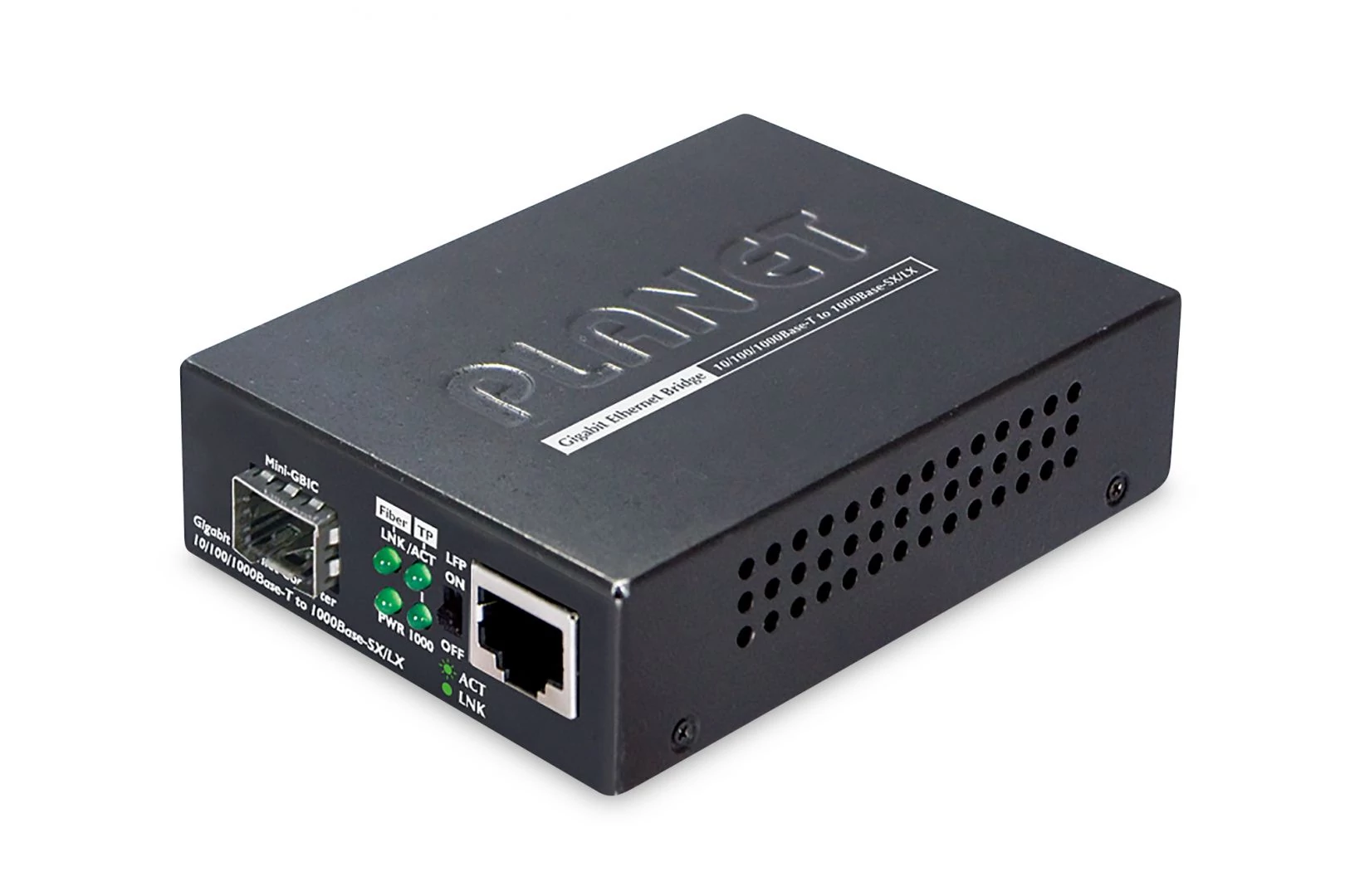 Planet Gigabit Ethernet SFP media converter