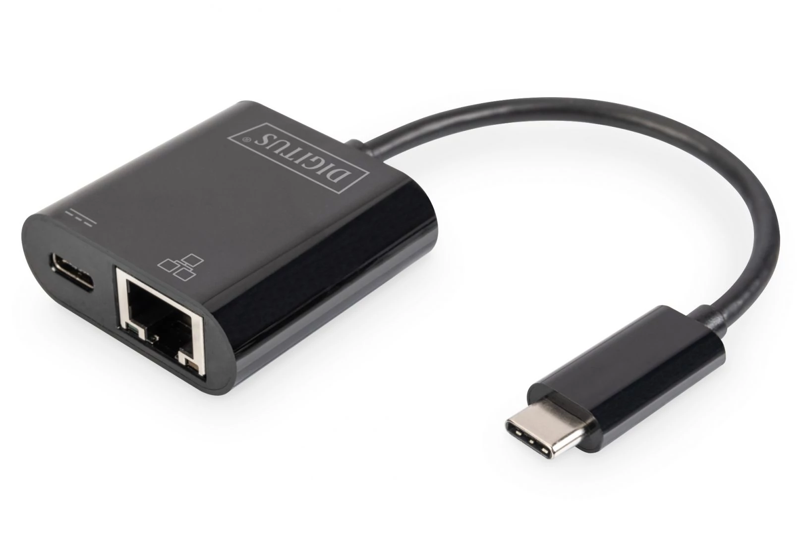 Digitus USB-Type-C Gigabit ethernet adapter + PD