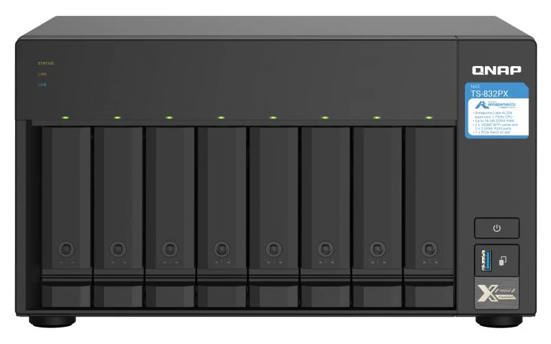 QNAP NAS TS-832PX-4G (4GB) (8HDD)