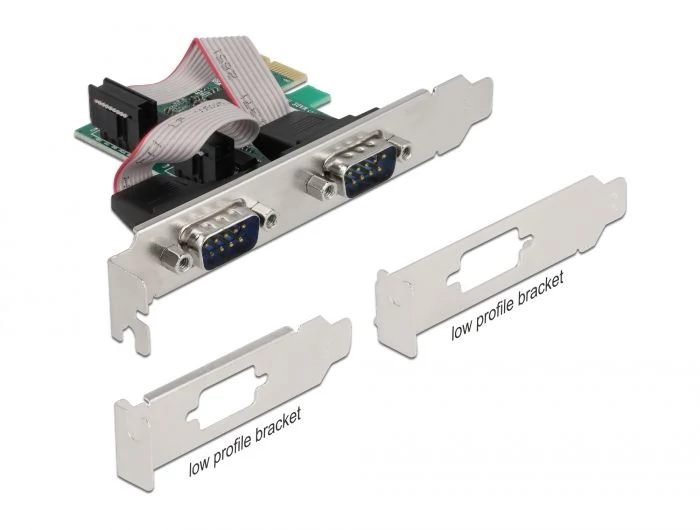 DeLock PCI Express Card to 2x Serial RS-232