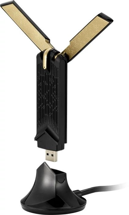 Asus USB-AX56 AX1800 USB3.0 Dual-Band Wi-Fi adapter fekete/arany