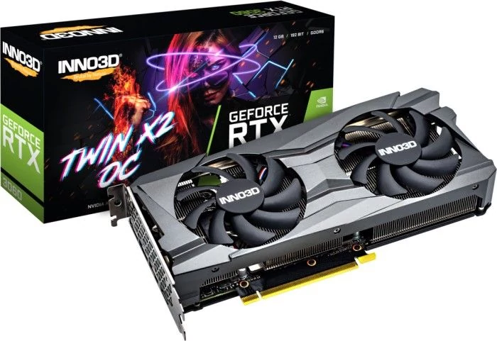 Inno3D GeForce RTX 3060 12GB DDR6 Twin X2 OC (LHR)